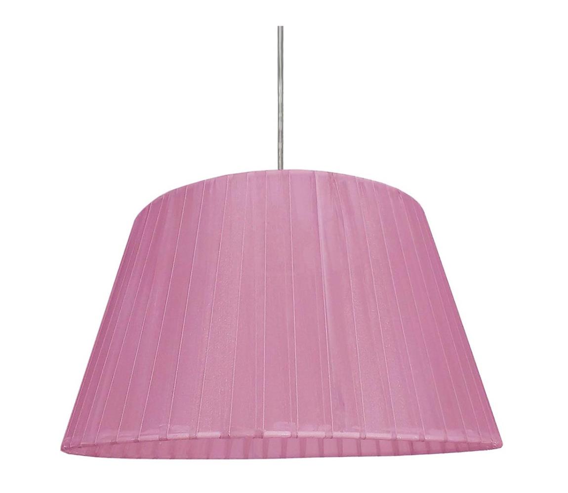 Lustră pe cablu TIZIANO 1xE27/60W/230V roz
