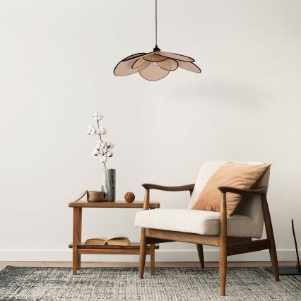 Lustră pe cablu TOBAGO 1xE27/20W/230V d. 60 cm bej