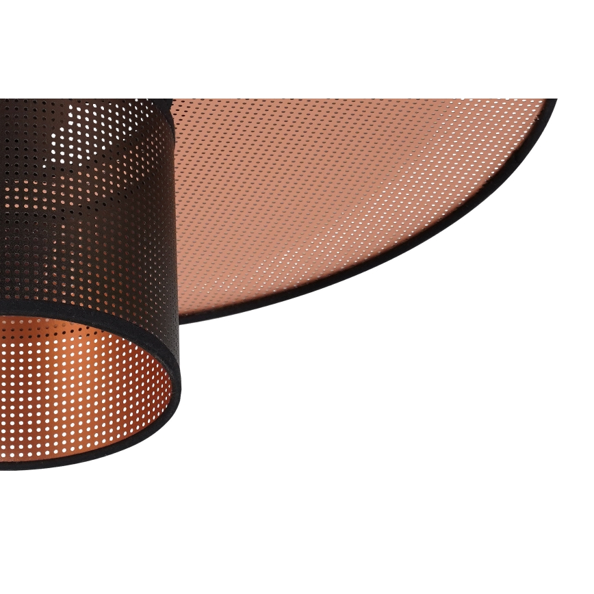 Lustră pe cablu TOKYO Duolla SHINY 1xE27/15W/230V d. 50 cm negru/cupru