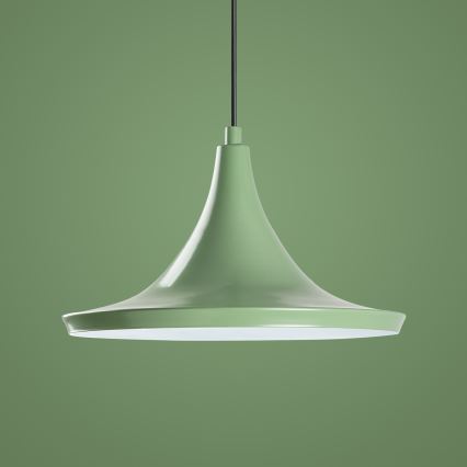 Lustră pe cablu TOM 1xE27/40W/230V verde