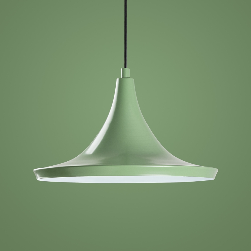 Lustră pe cablu TOM 1xE27/40W/230V verde