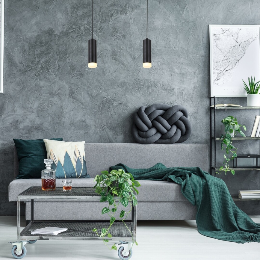 Lustră pe cablu 1xGU10/5W/230V stejar Rabalux