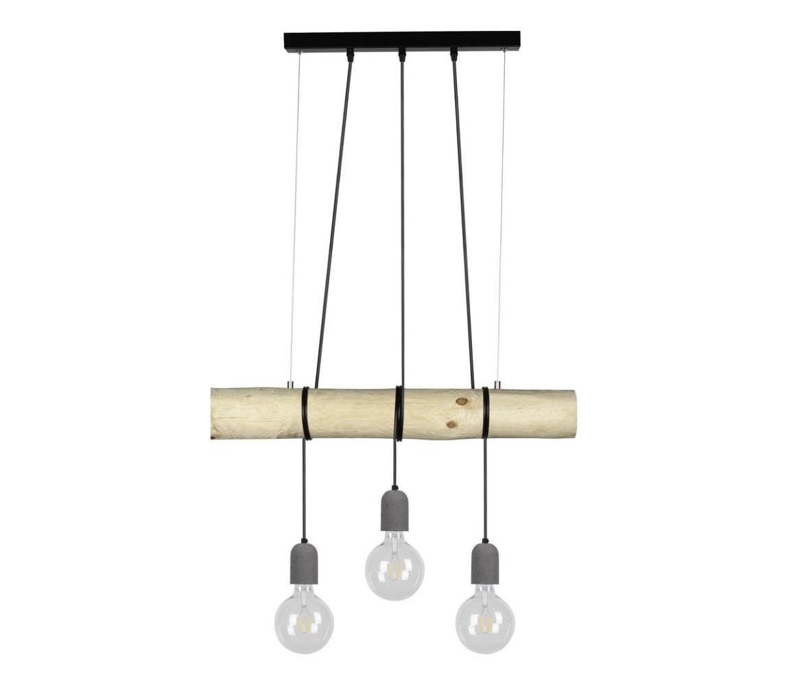 Spot-Light 68499304 - Lustră pe cablu TRABO 3xE27/60W/230V