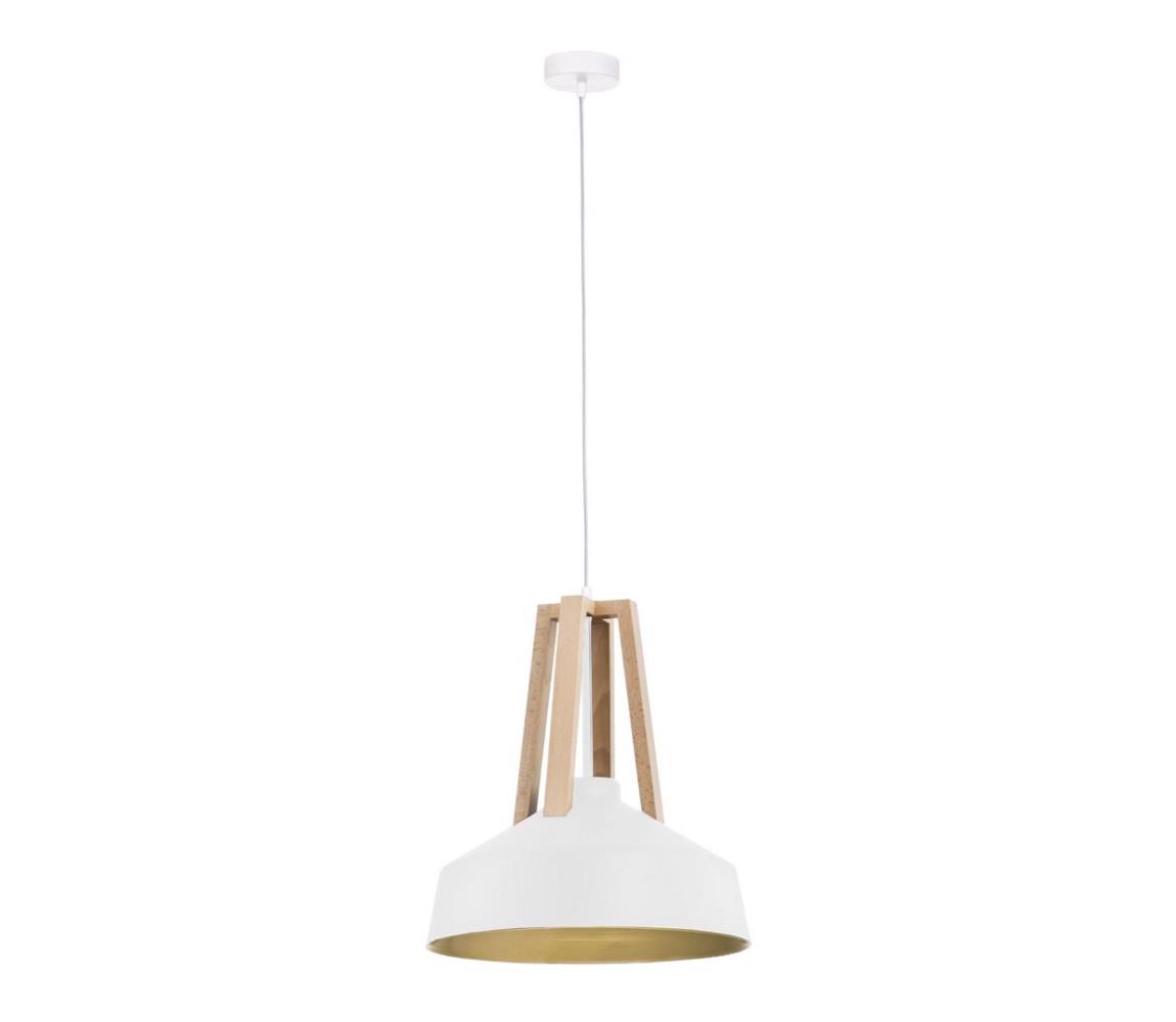 Lustră pe cablu TRIXI 1xE27/60W/230V albă