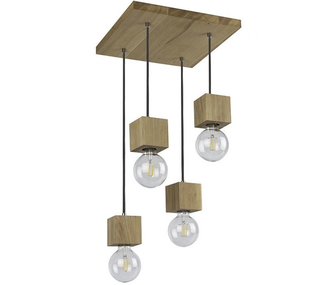 Lustră pe cablu TRONGO 4xE27/60W/230V