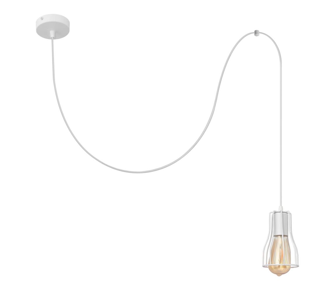 Lustră pe cablu TUBE LONG 1xGX53/15W/230V alb