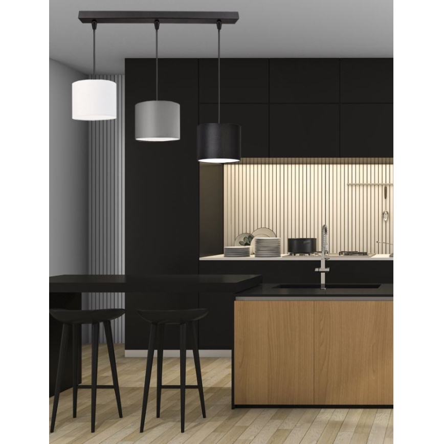 Lustră pe cablu TUZ 3xE27/60W/230V