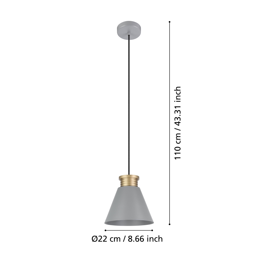 Lustră pe cablu 1xE27/40W/230V Eglo