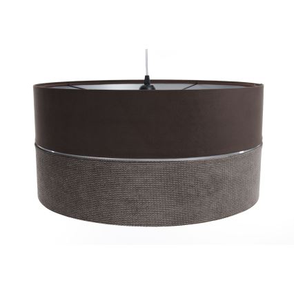 Lustră pe cablu TWIST 1xE27/60W/230V maro/argintiu