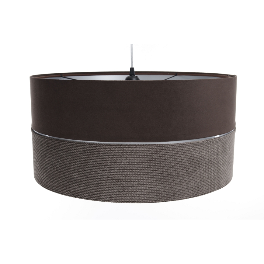 Lustră pe cablu TWIST 1xE27/60W/230V maro/argintiu