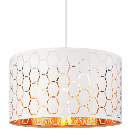 Lustră pe cablu ULLE 1xE27/15W/230V alb