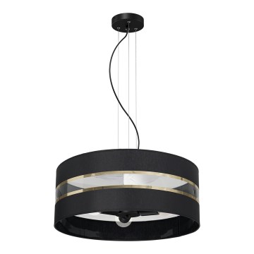 Lustră pe cablu ULTIMO 3xE27/60W/230V neagră