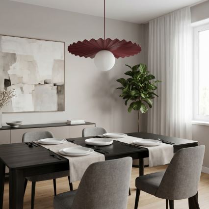 Lustră pe cablu UMBRA, 1xG9/8W/230V, roșie