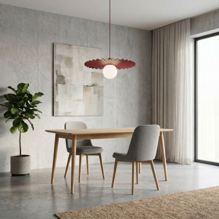Lustră pe cablu UMBRA, 1xG9/8W/230V, roșie