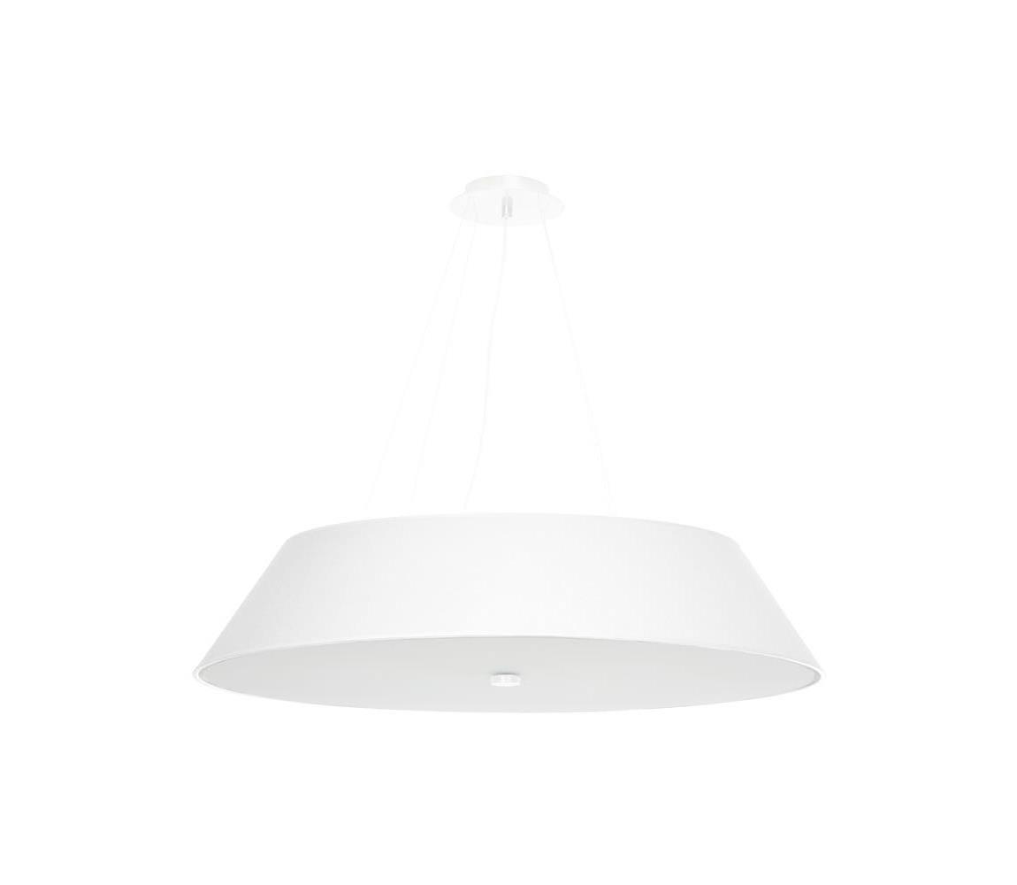Lustră pe cablu VEGA 5xE27/60W/230V d. 70 cm albă  SL.0819