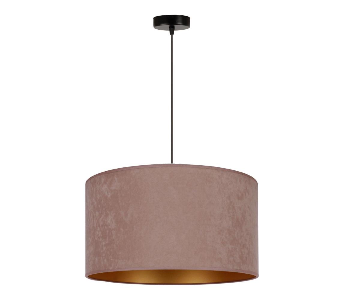 Lustră pe cablu VELVET 1xE27/40W/230V bej/aurie Brilagi
