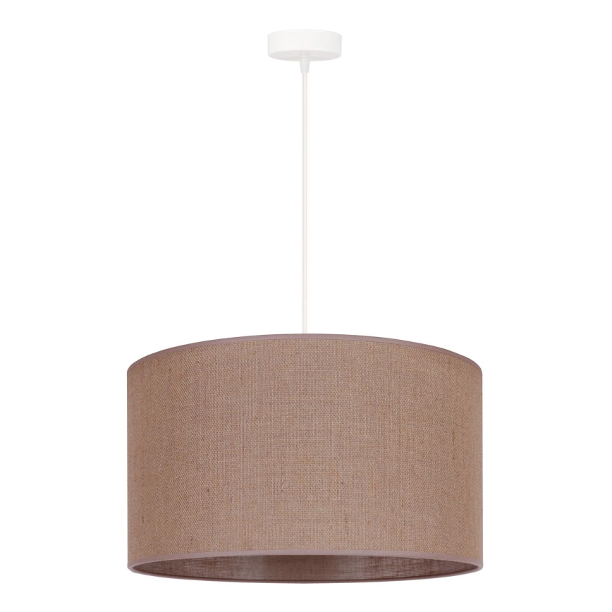 Lustră pe cablu VELVET 1xE27/40W/230V maro Brilagi