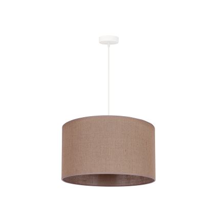 Lustră pe cablu VELVET 1xE27/40W/230V maro Brilagi