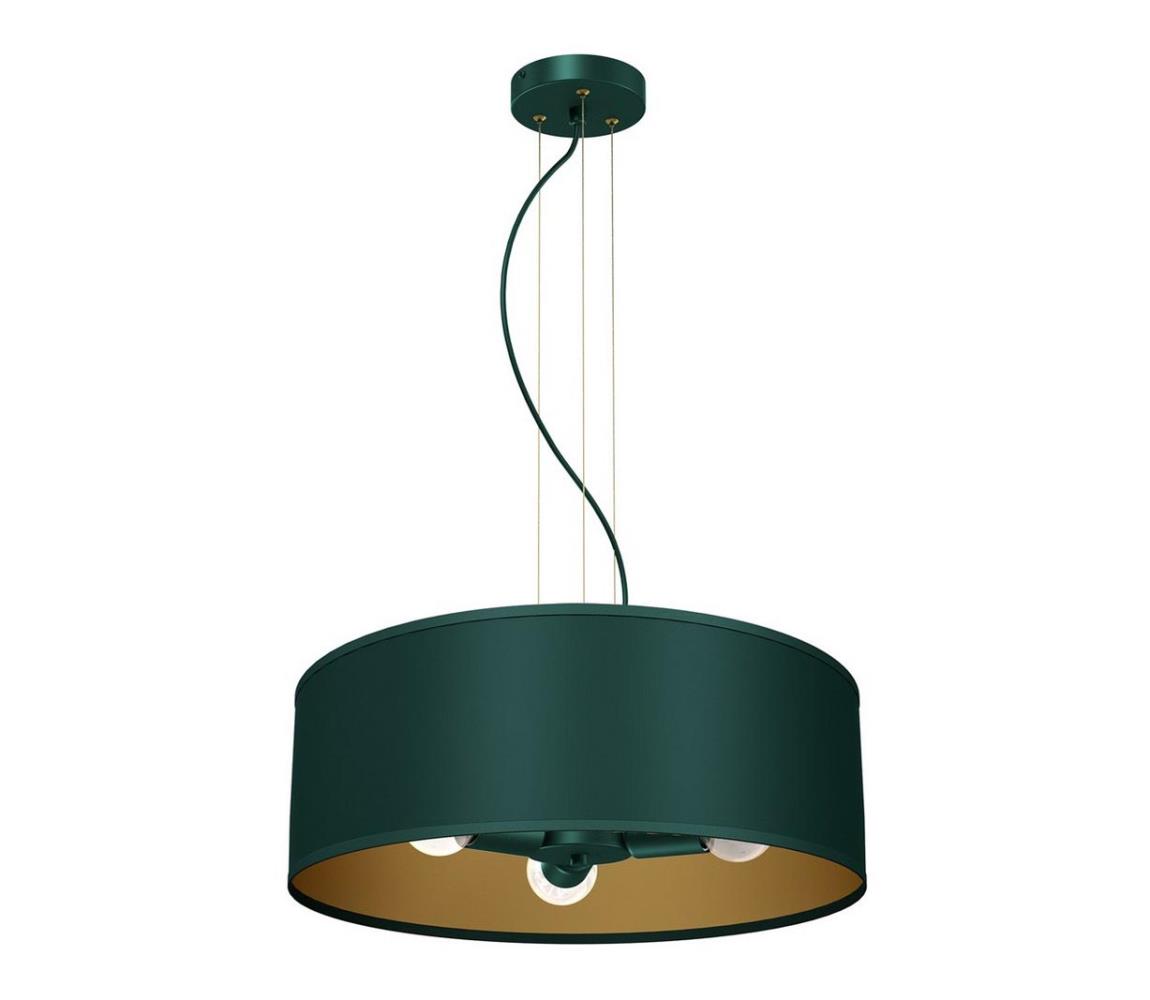 Lustră pe cablu VERDE 3xE27/60W/230V verde