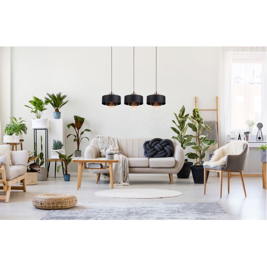 Lustră pe cablu VEST 3xE27/60W/230V