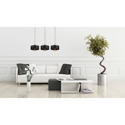 Lustră pe cablu VEST 3xE27/60W/230V