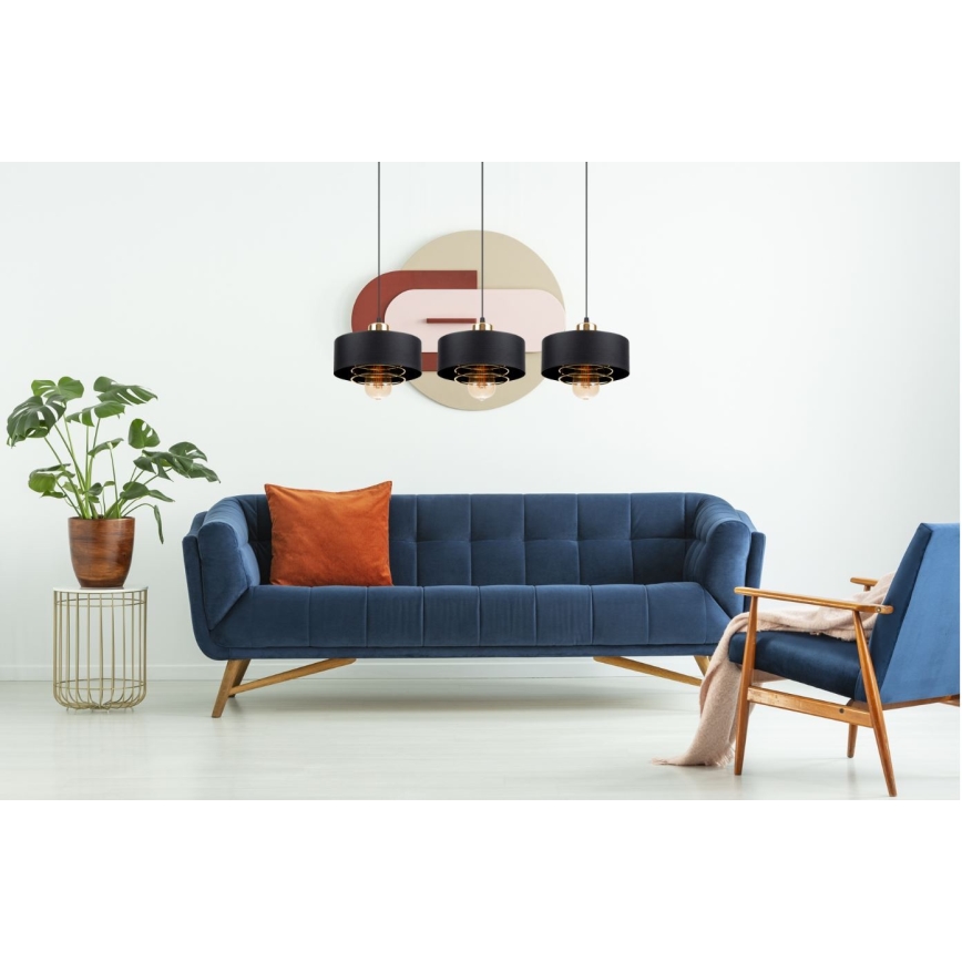 Lustră pe cablu VEST 3xE27/60W/230V