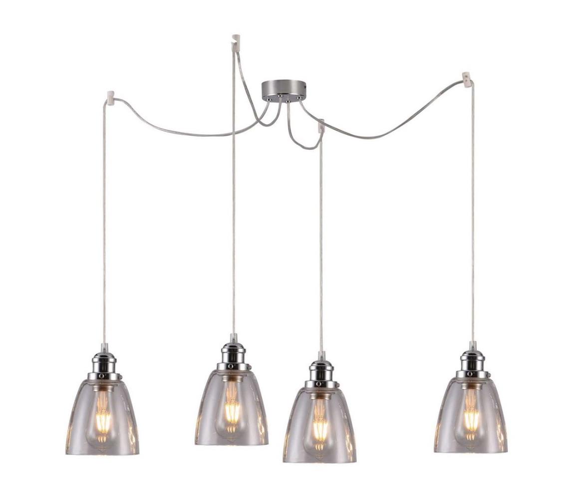 Lustră pe cablu VOICE 4xE27/40W/230V