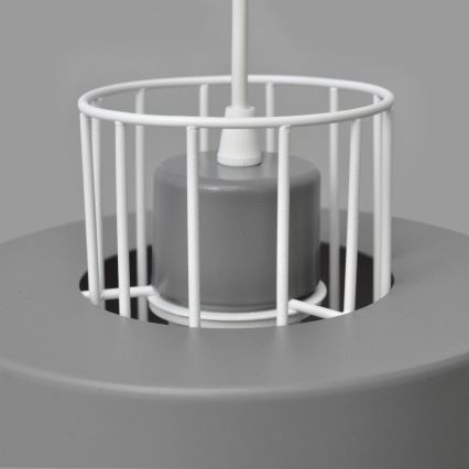 Lustră pe cablu VOLTA 3xE27/15W/230V d. 42 cm gri