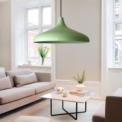 Lustră pe cablu VULCANO 1xE27/40W/230V verde