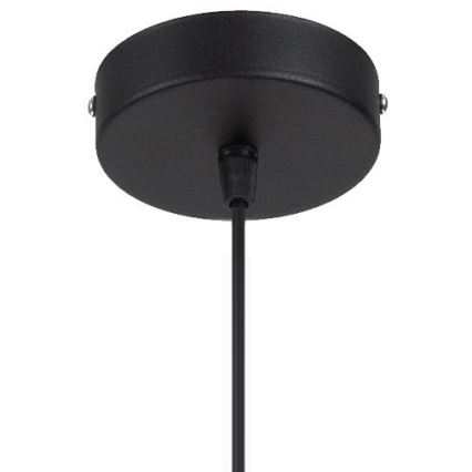 Lustră pe cablu WILL 1xE27/60W/230V neagră