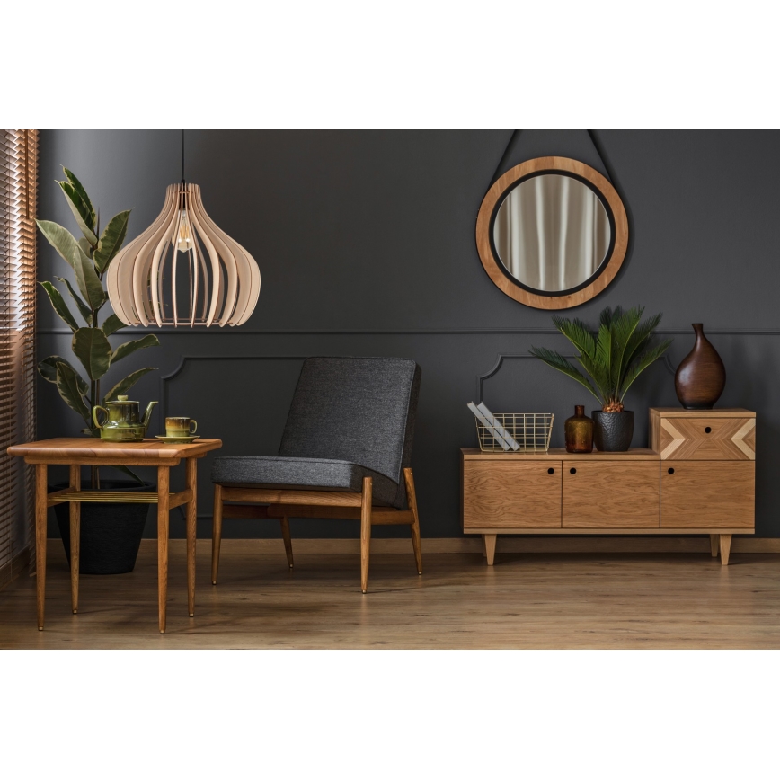 Lustră pe cablu WILL 1xE27/60W/230V neagră