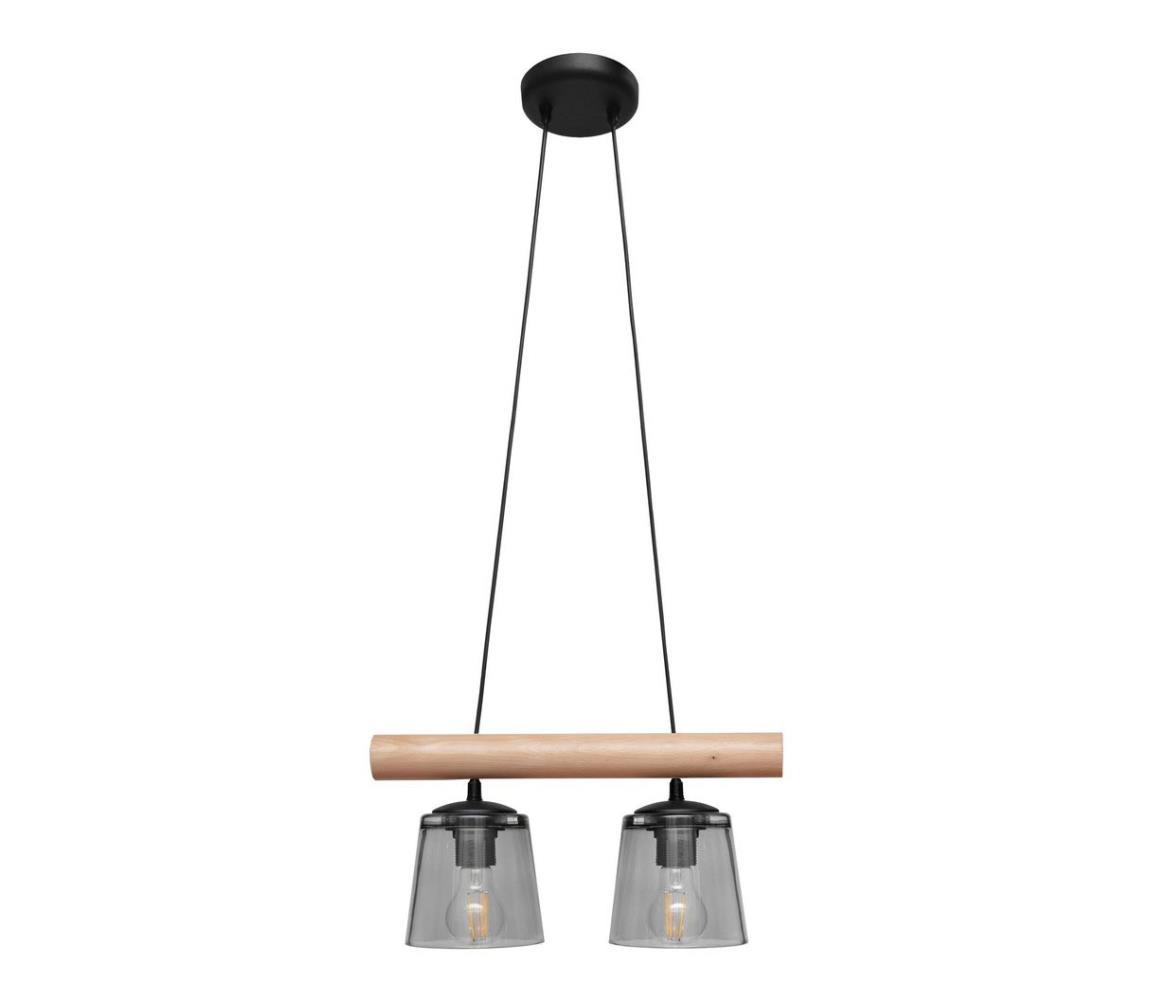 Lustră pe cablu WOODSTOCK 2xE27/60W/230V