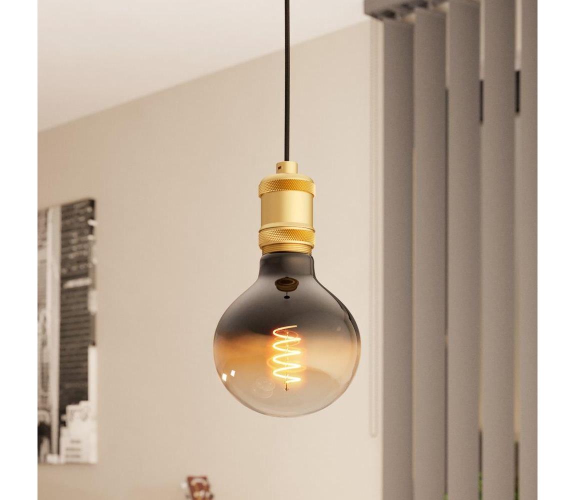 Lustră pe cablu YORTH 1xE27/40W/230V aurie Eglo 43803