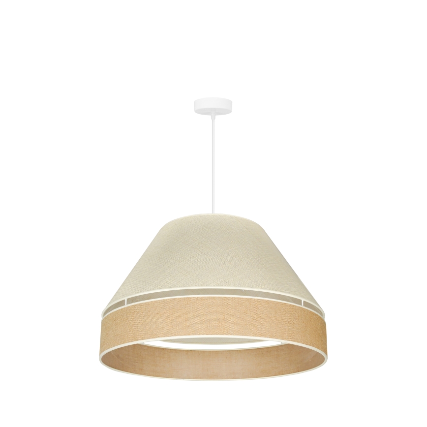 Lustră pe cablu YUTE Duolla AVIGNON 1xE27/15W/230V d. 60 cm gri/maro