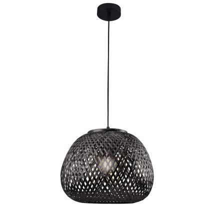 Lustră pe cablu ZANZIBAR 1xE27/20W/230V d. 35 cm bambus