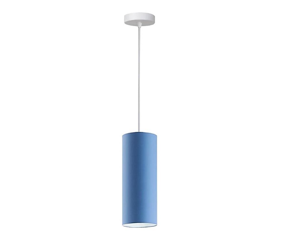 Lustră pe cablu ZIK 1xE27/40W/230V albastră
