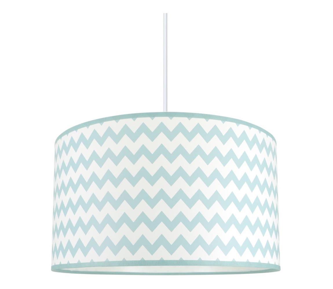 Lustră pe cablu ZYGZAK VERDE 1xE27/60W/230V