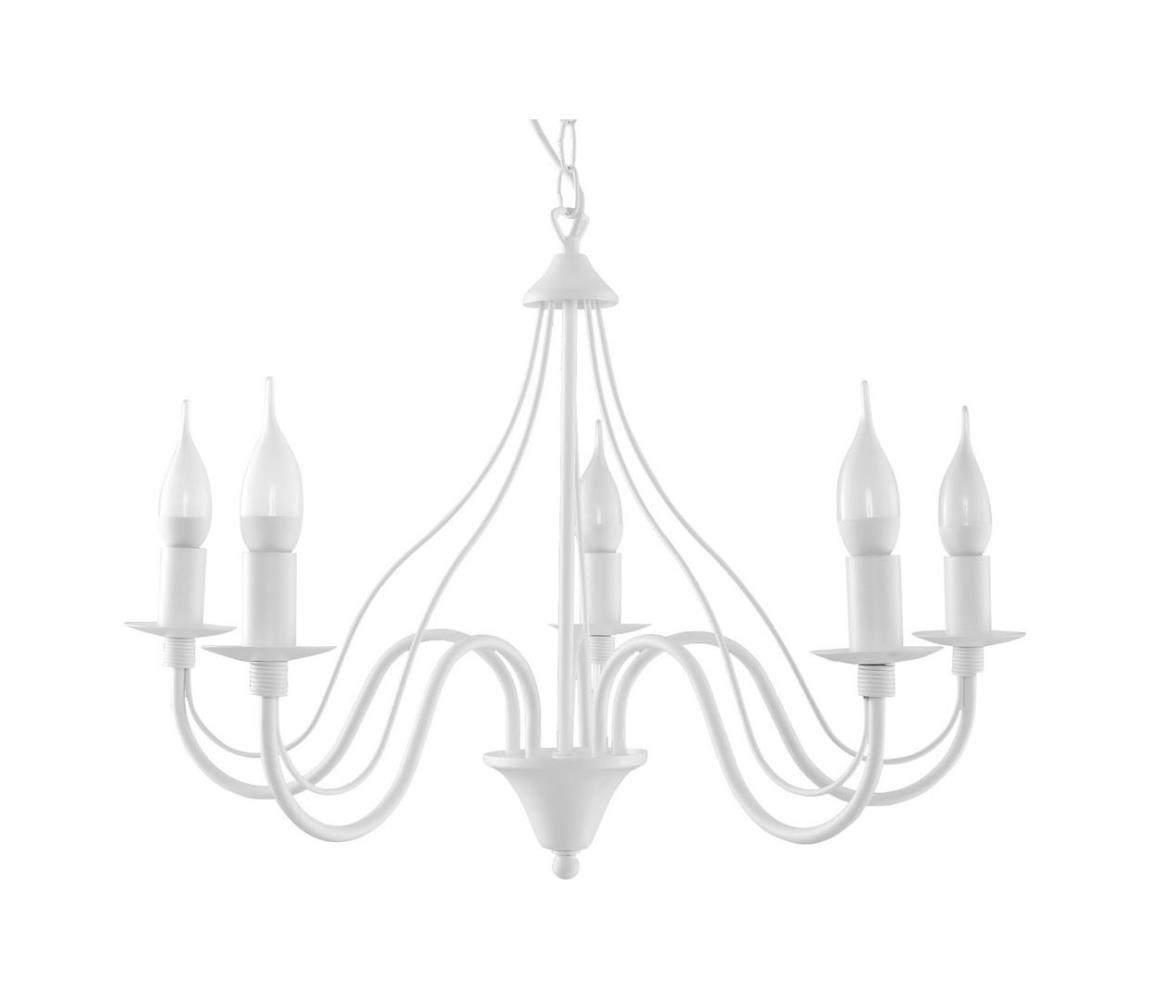 Lustră pe lan? MINERWA 5 5xE14/40W/230V alb