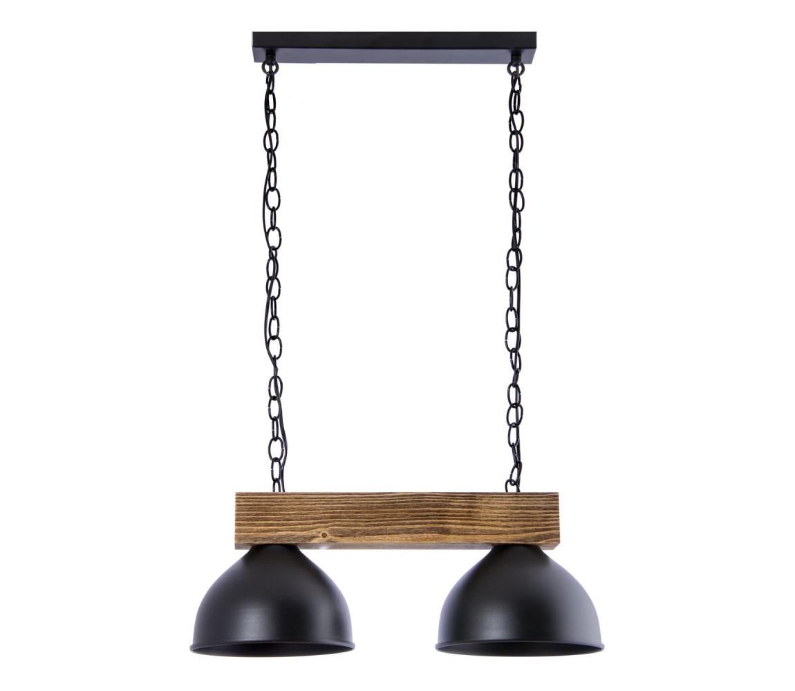 Lustră pe lanț 2xE27/60W/230V