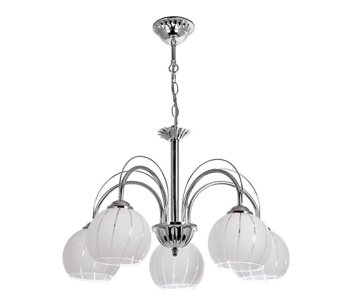 Lustră pe lanț 5xE27/60W/230V