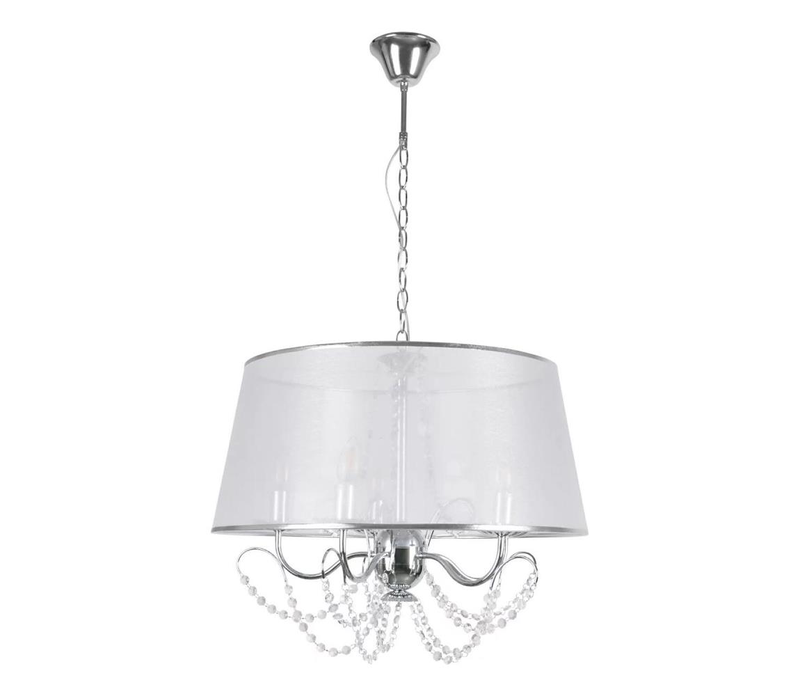 Lustră pe lanț ABBAZIA 5xE14/12W/230V