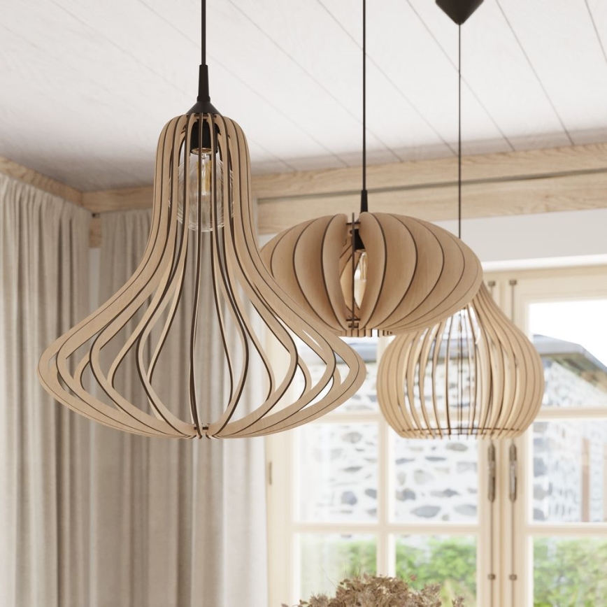 Lustră pe lanț APRILLA 1xE27/60W/230V