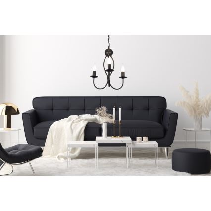 Lustră pe lanț ARTHUR 3xE14/40W/230V