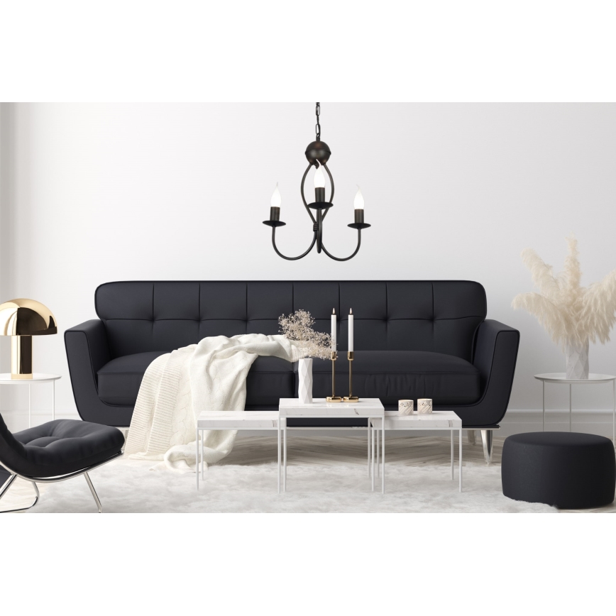 Lustră pe lanț ARTHUR 3xE14/40W/230V