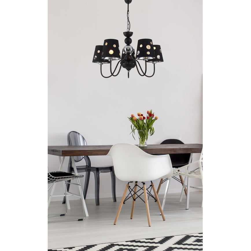 Lustră pe lanț BATLEY 5xE14/60W/230V