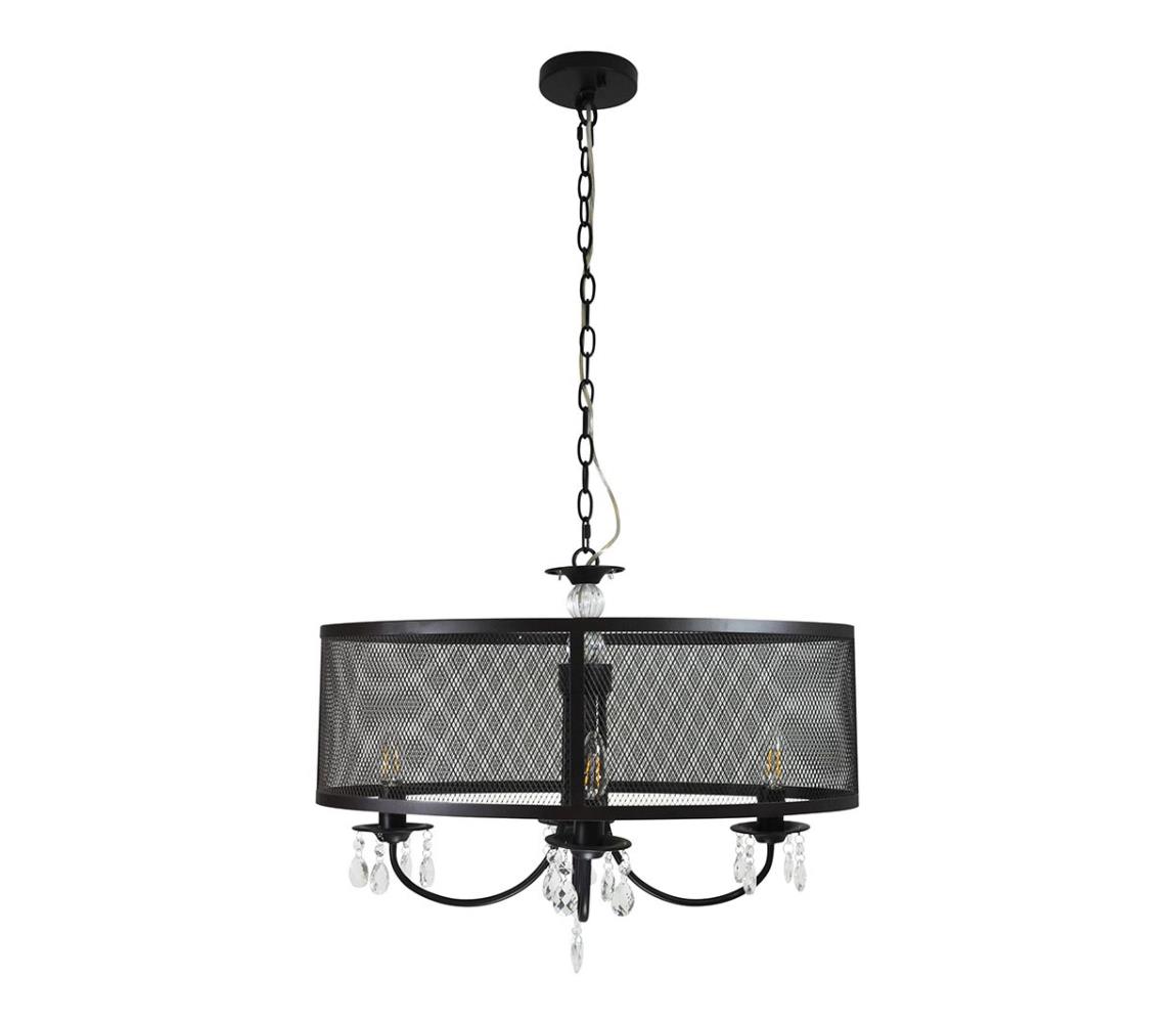 Lustră pe lanț BRESSO 4xE14/12W/230V