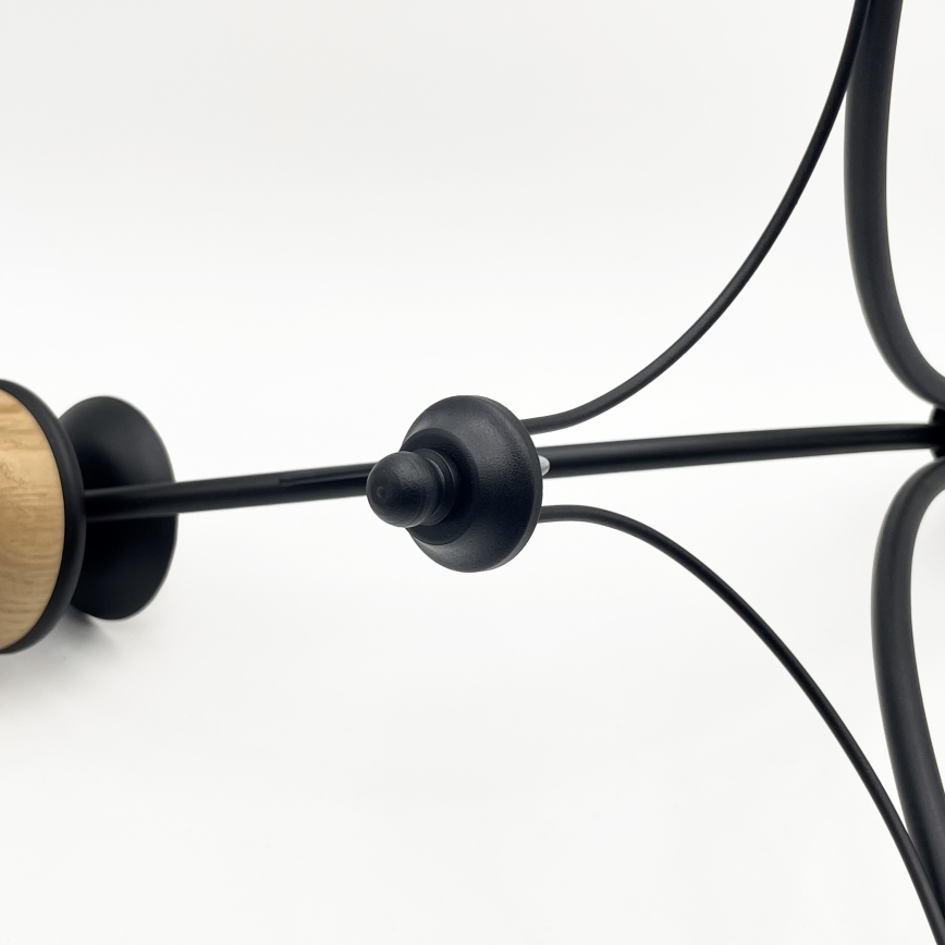 Lustră pe lanț Brilagi COTTAGE 3xE14/40W/230V fag/alb