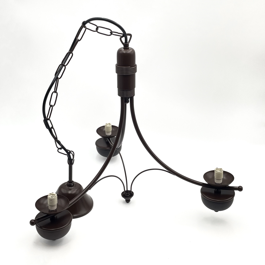 Lustră pe lanț Brilagi COTTAGE 3xG9/40W/230V stejar/alb