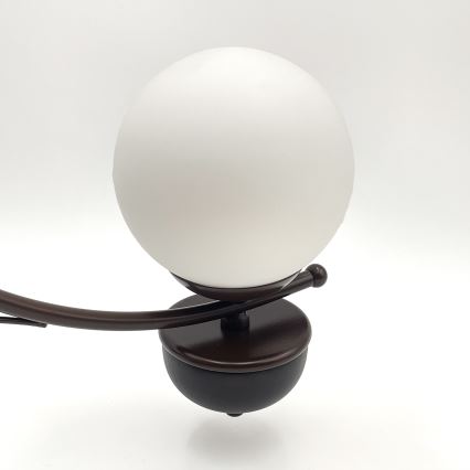 Lustră pe lanț Brilagi COTTAGE 3xG9/40W/230V stejar/alb