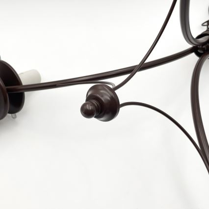 Lustră pe lanț Brilagi COTTAGE 3xG9/40W/230V stejar/alb